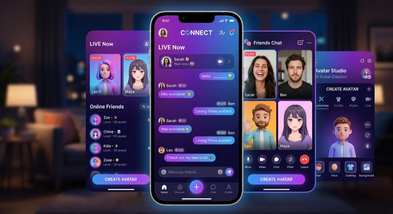 AI Chat & Video Platform